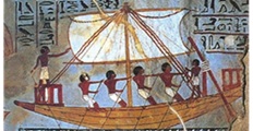 Oud Egyptisch zeilschip